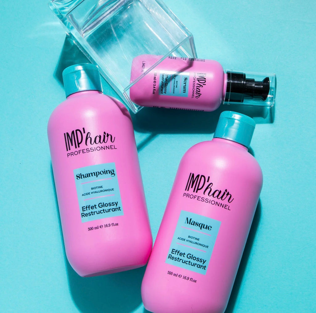 Trio Soin à la Biotine Shampoing, Masque Sérum Réparateurs
